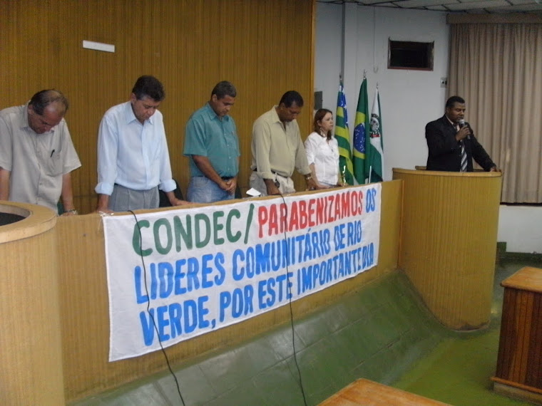 Dia Municipal do lider Comunitario de Rio Verde