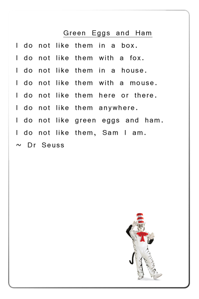 Passion For Children About Poetry Of Dr Seuss Dr Seuss Poems