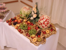 mesa de frutas  decoraçao para casamento