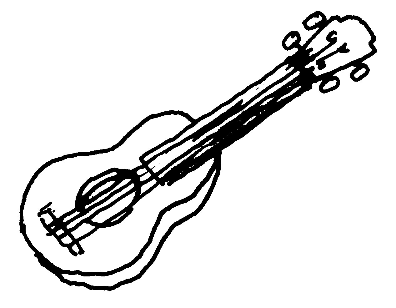 free music instruments guitar clipart