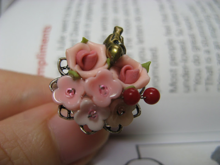 Pink Flower Ring - sold