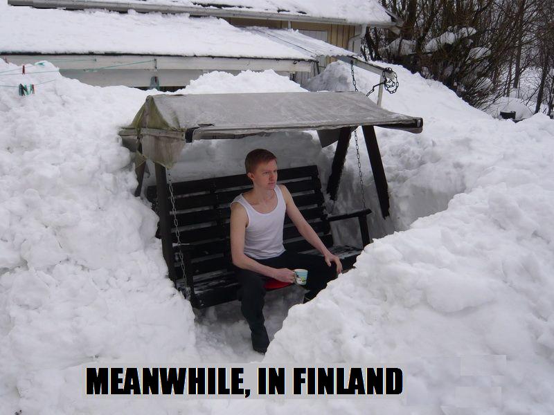 Meanwhile, In Finland