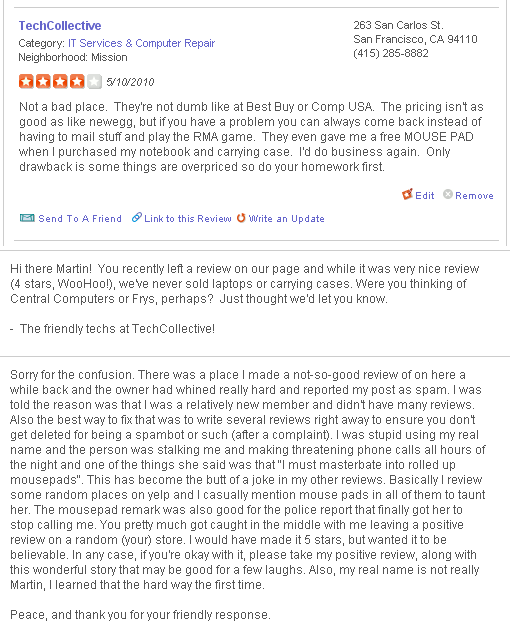 Yelp Review Gone Wrong