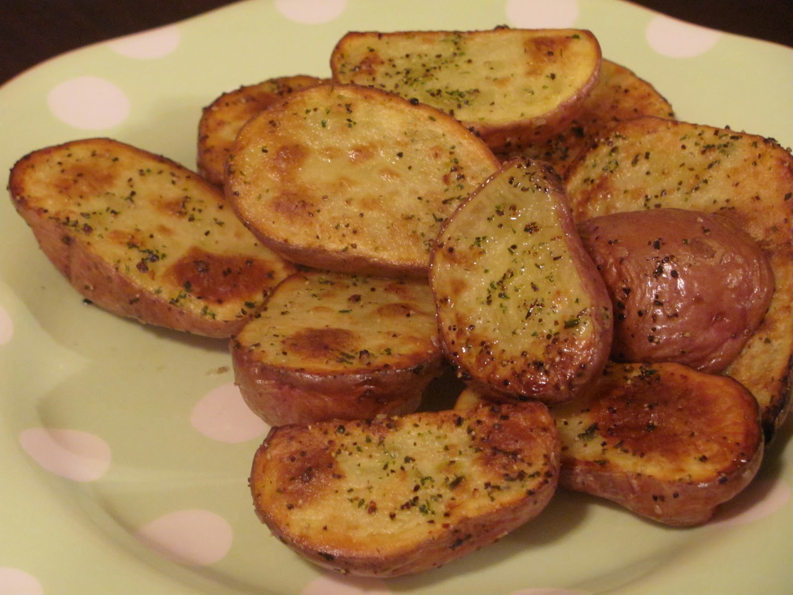 The Girly Girl Cooks Broiled Red Potatoes