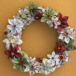 Pretty Holiday Paper Wreaths