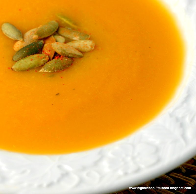 Big, Bold, Beautiful Food Butternut Squash Soup