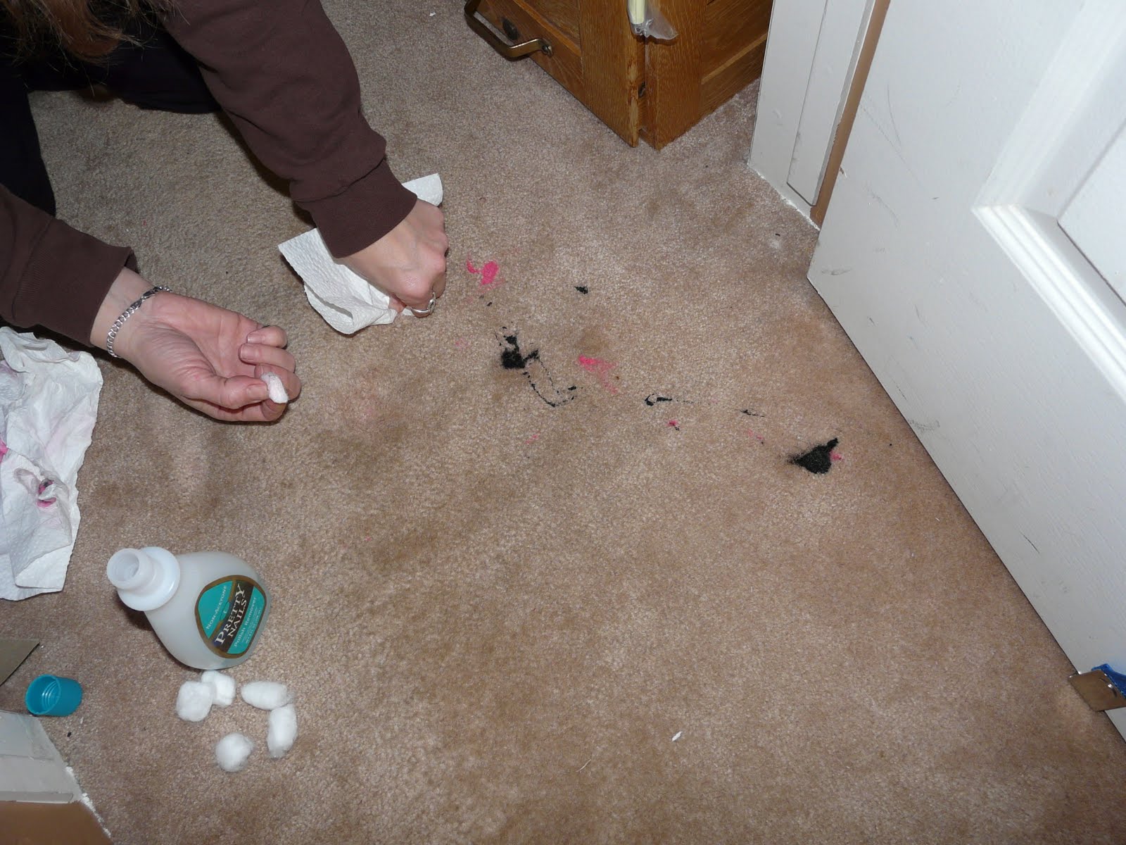 The Secret Is Gratitude Cleaning Nail Polish Off Wool Carpet