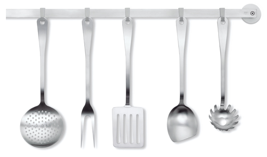 ikea kitchen utensil wall rack