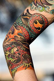 Arm Dragon tattoo