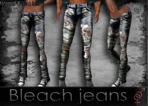bleach jeans