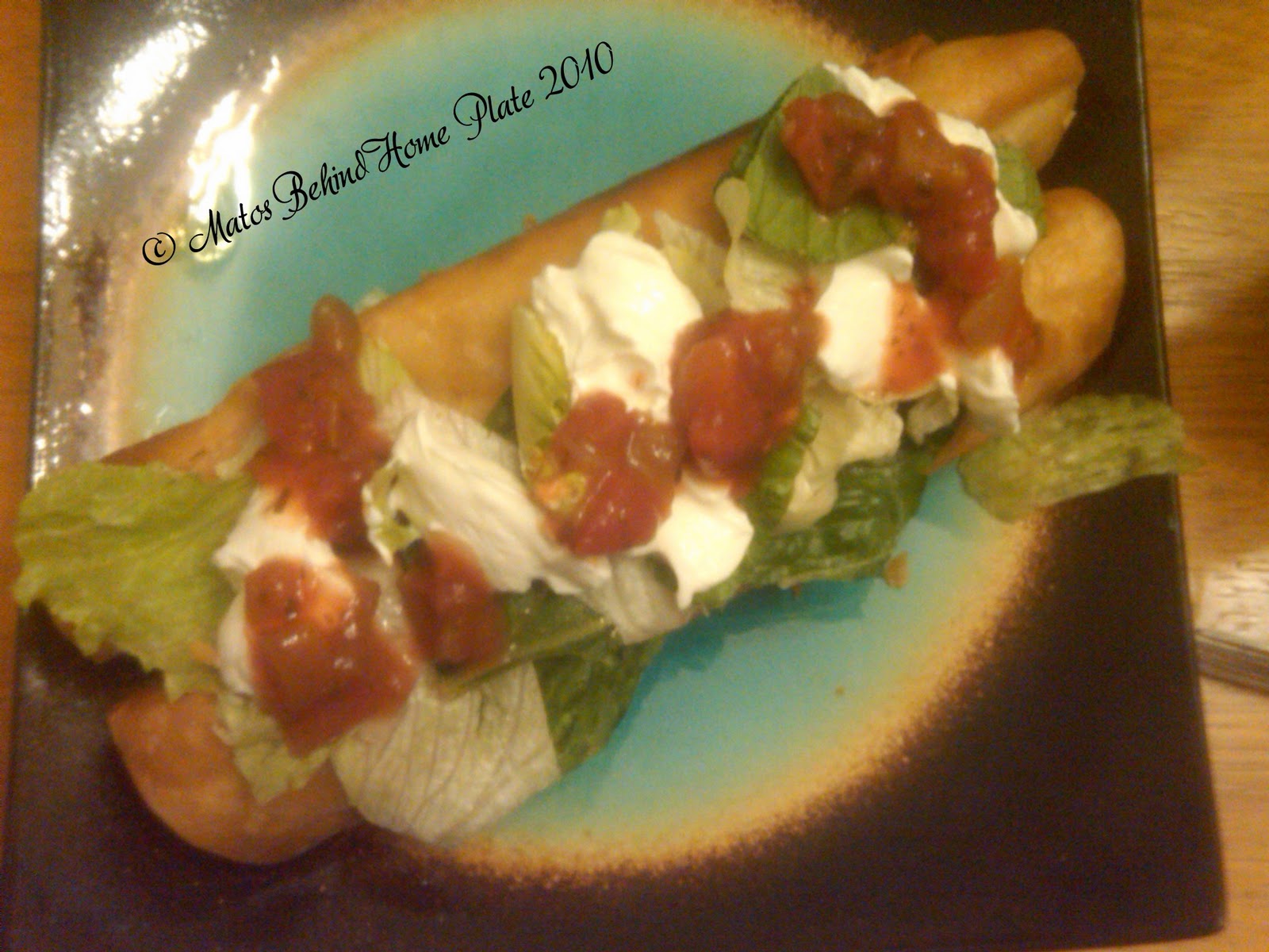 Matos Behind Home Plate Mexican Tortilla Dinner (aka Turkey Flautas)