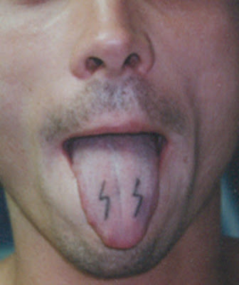 tongue tattoo. tongue tattoo