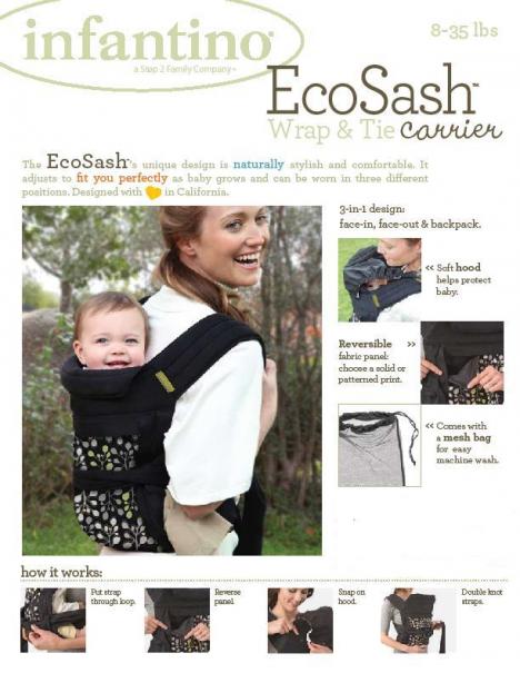 infantino wrap and tie baby carrier
