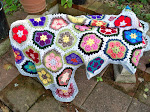 African Flower Afghan