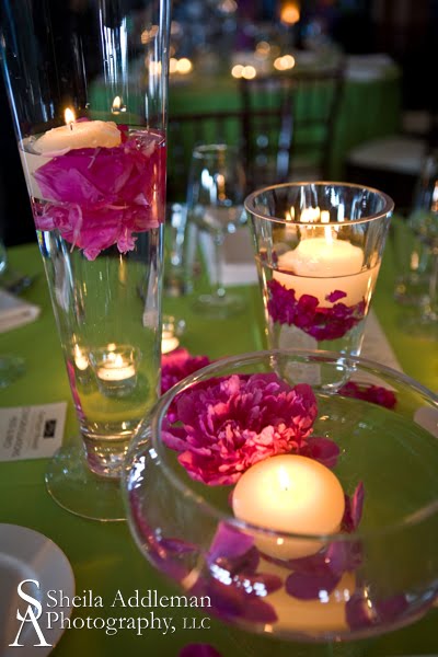 Floating Candle Wedding Centerpieces