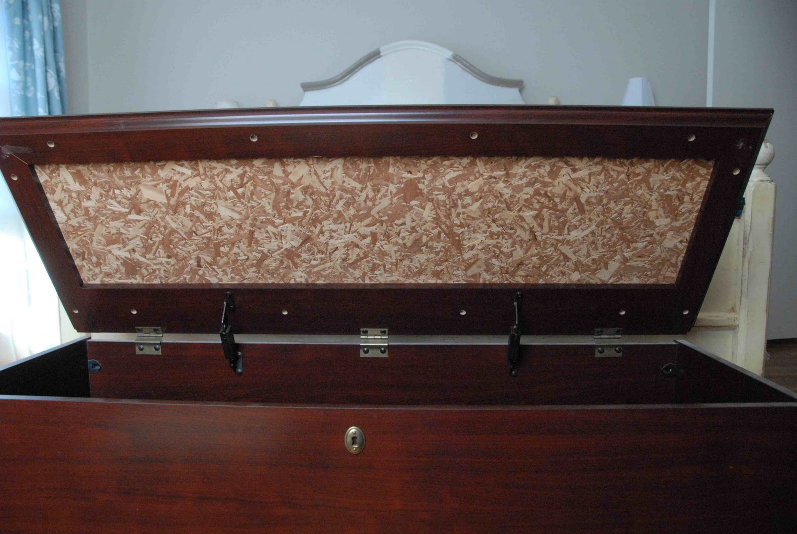 Living Livelier DIY Upholstered Top Cedar Chest