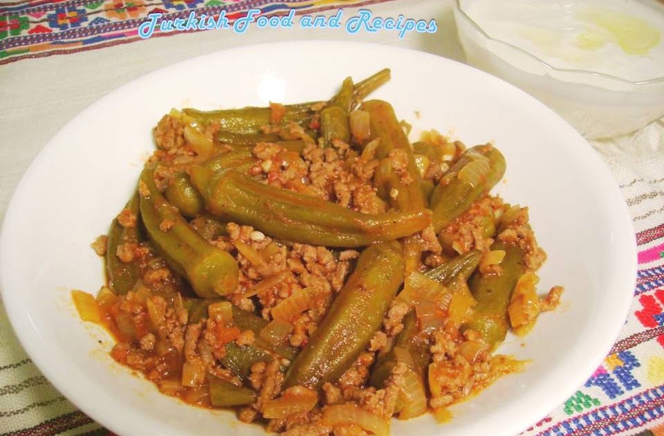 Okra Stew with Ground Meat (Kiymali Bamya)
