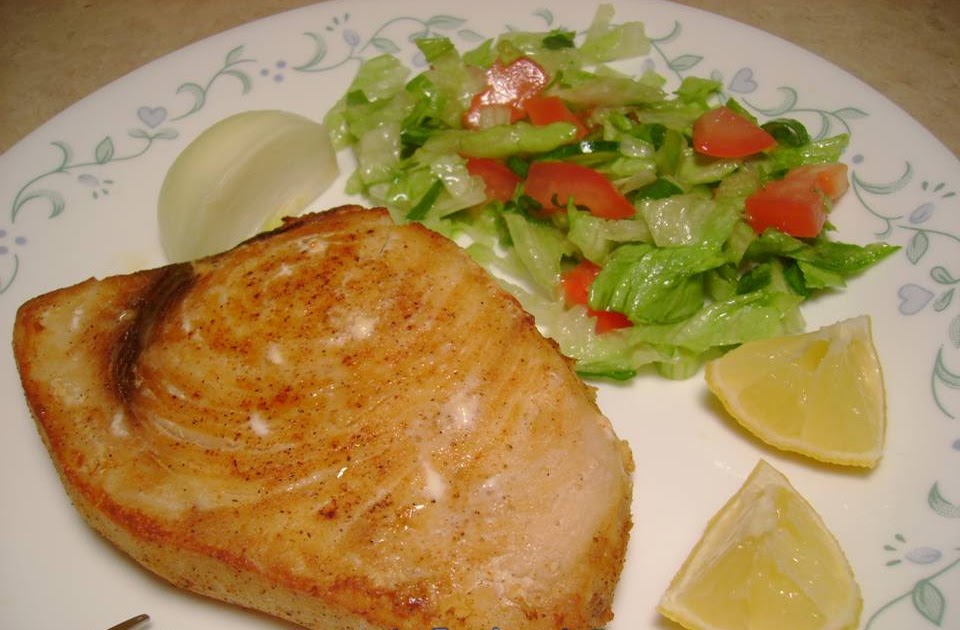 Turkish Food and Recipes Broiled Swordfish (Kilic Baligi Izgara)