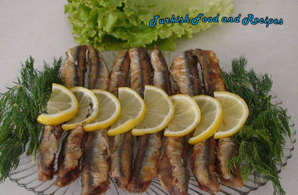 Turkish Food and Recipes Fried Anchovy (Hamsi Tava)