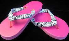 Flip Flops-Zebra/bling (SMP-M020)