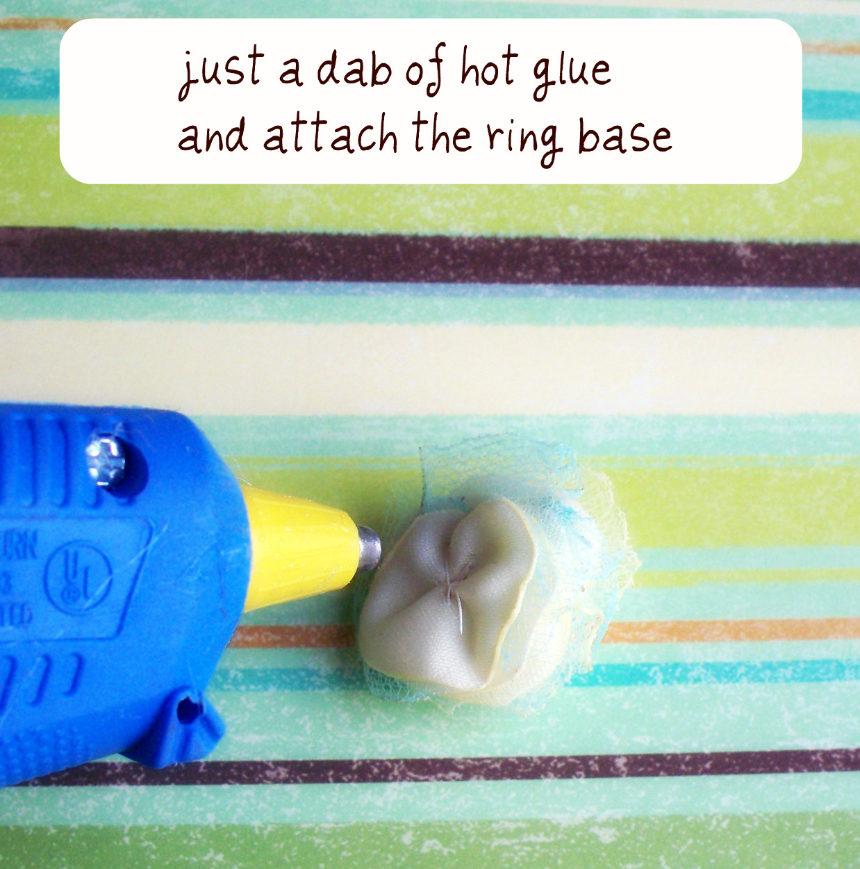 Poppy Chic Designs Birthday Cake Ring Tutorial