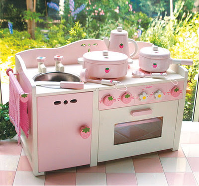 Pink Kitchen Set