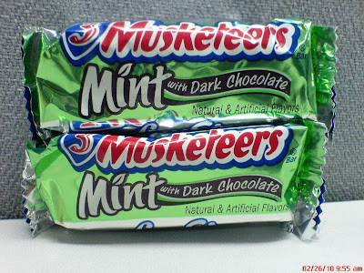 3 Musketeers Mint with Dark Chocolate