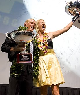 Steph Gilmore and Mick Fanning
