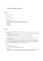Rezolvari biologie bacalaureat varianta 2 Page 1