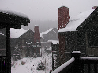 snow storm at Copper Mountain, Colorado