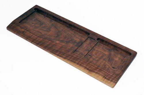 dark wood tray