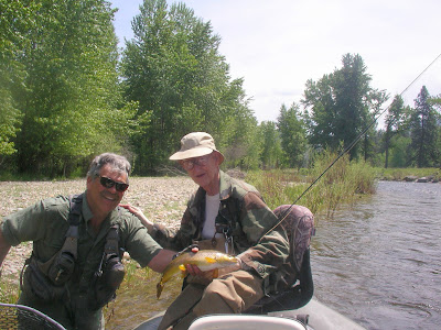 Terry Nobles fishing with Jack Mauer