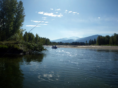 Kootenai Fire smoke in the Bitterroot Mountains