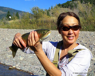 Fly fishing the Blackfoot River with Judy and Irv