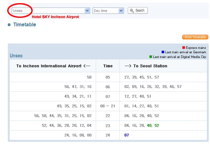 Time Schedule