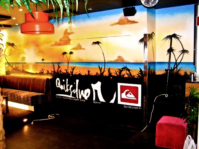 "Den Kungliga Klubben" bar/ nightclub (Helsinki 2008) spray paint