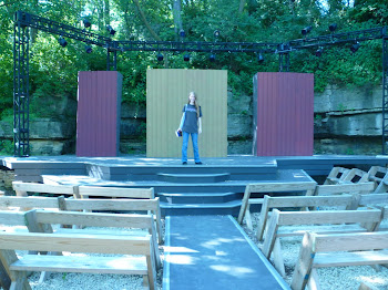 Outdoor stage at Shake Rag Alley