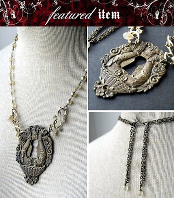 peacock wardrobe necklace