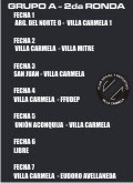 Fixture Fútbol - 2da Ronda