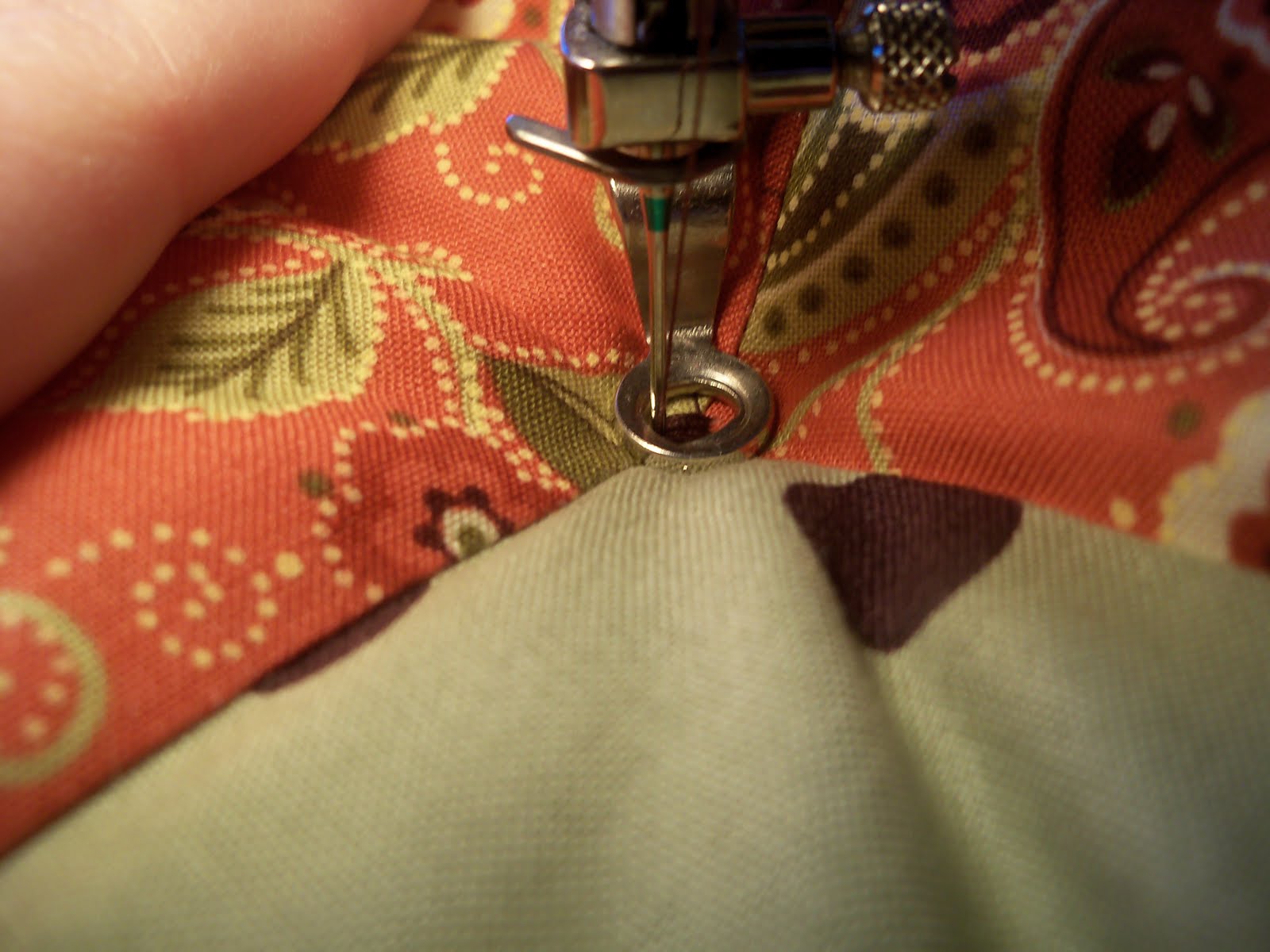 Sewn by Leila Gardunia Tying A Quilt By Machine