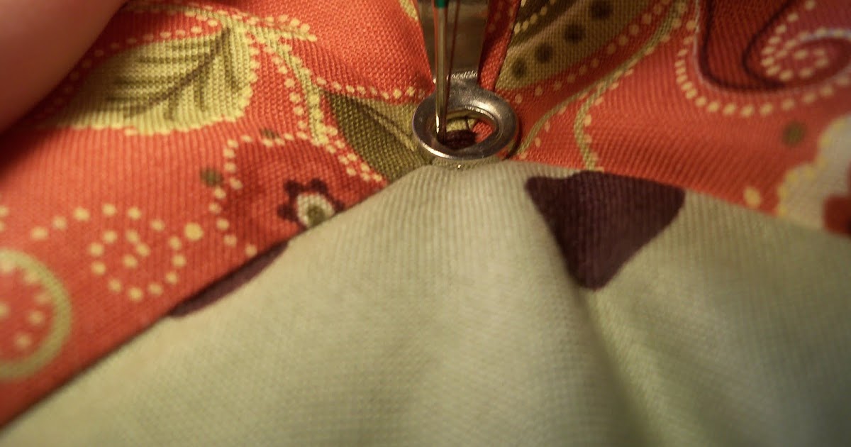 Sewn Tying A Quilt By Machine