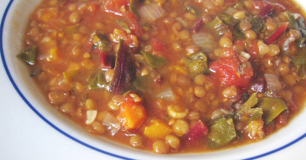 Recipes from 4EveryKitchen Fall Lentil & Beet Green Soup