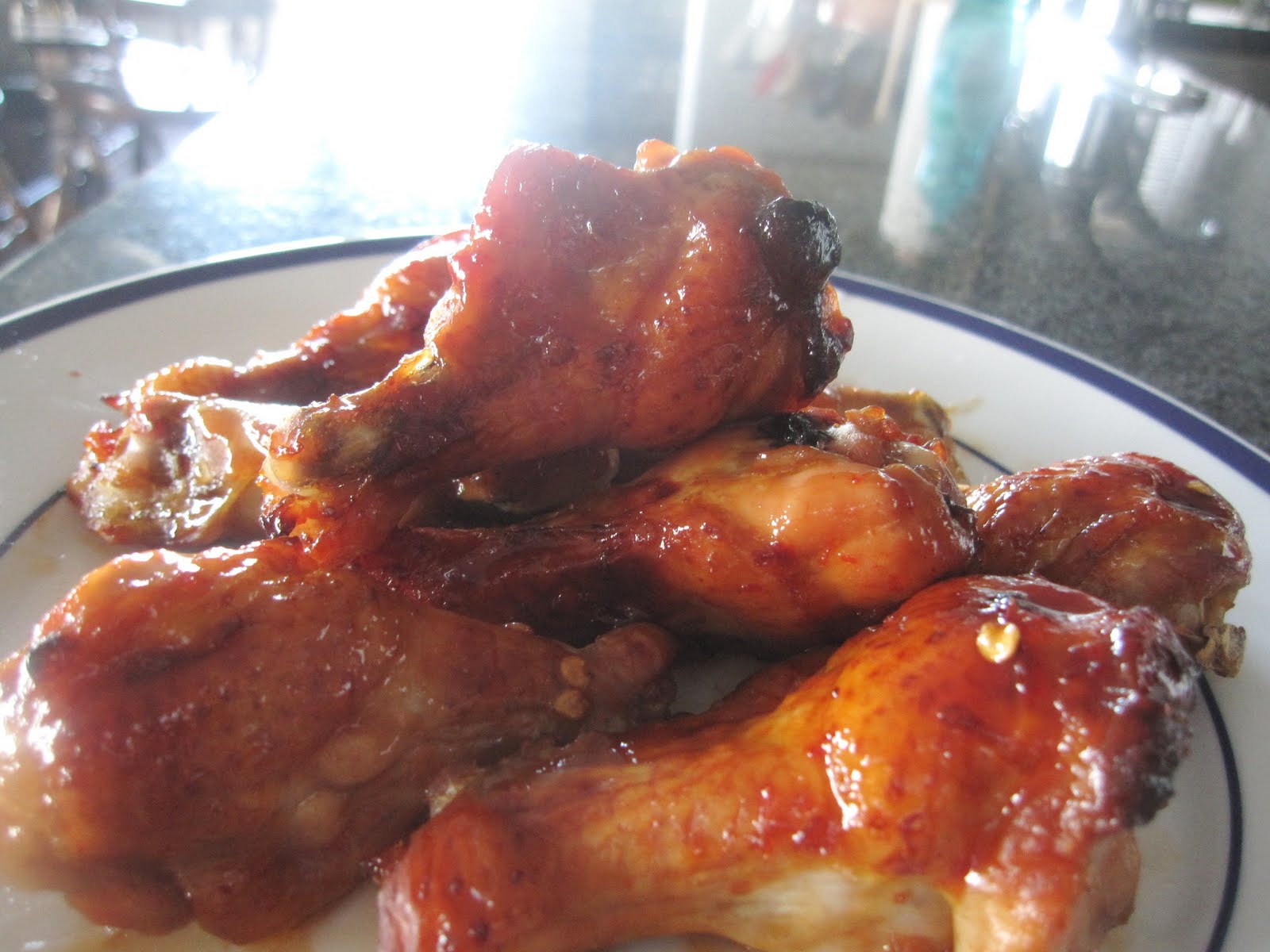 Recipes from 4EveryKitchen Apple Cider BBQ Chicken Wings