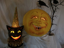 Halloween Cat and Moon Lanterns