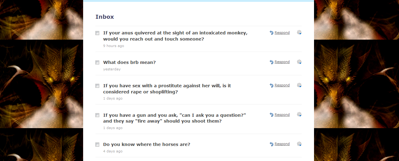 No More Anonymous Formspring