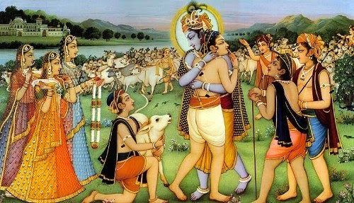 Shreenathjibava Shri Krishna And His Friends