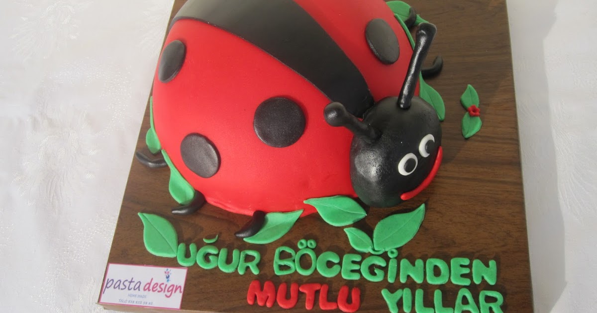 pastadesign butik pasta UĞUR BÖCEĞİ PASTA