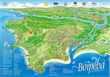 Mapa da Ilha de Boipeba