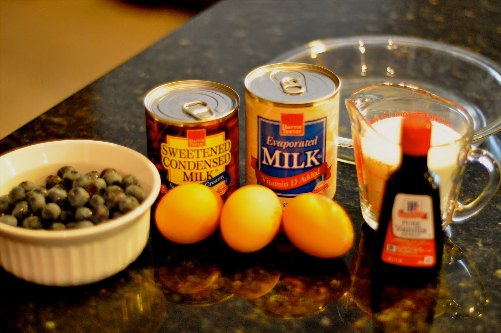 Ashley's Cooking Adventures Spanish Flan with Blueberries