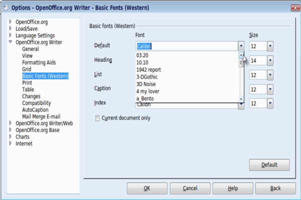 Download free fonts for openoffice